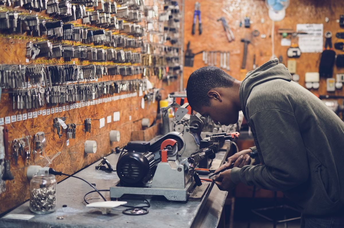 Real locksmiths, real tools